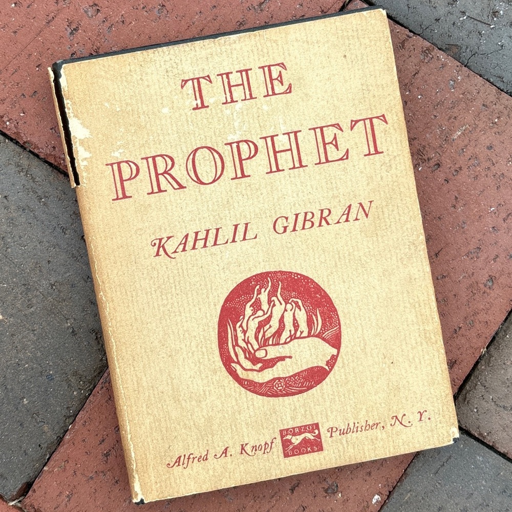 1963 The Prophet Kahlil Gibran Lebanon Philosopher Artist Poet Pocket-Sized